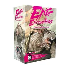 Epic Encounters: Cove of the Dragon Turtle - D&D 5E Miniature and Adventure NEW