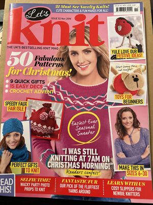 Let s knit Magazin Ausgabe 112 Nov 2016. - Rotkehlchen, Spielzeug Pullover, Mützen, Schals