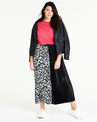 leopard print maxi skirt uk