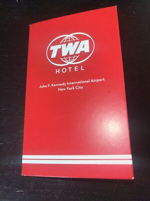 TWA Hotel room keycard Holder JFK airport New