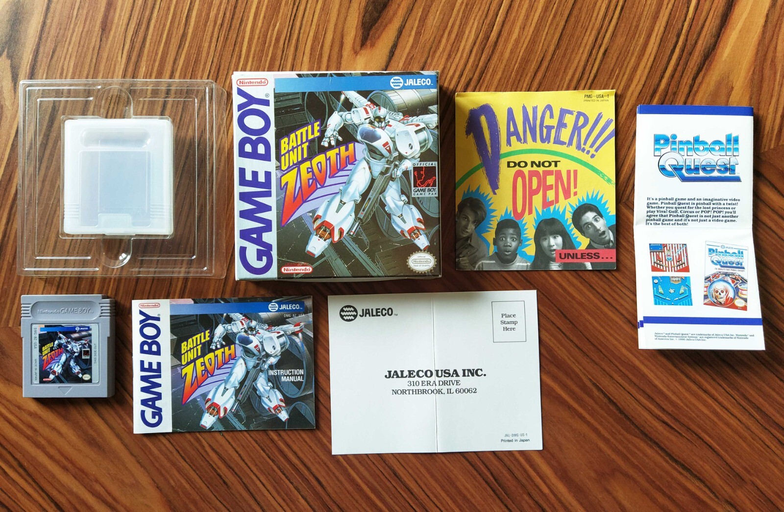 Battle Unit Zeoth Nintendo Game Boy Ntsc USA Envoi Combiné 100% Original !