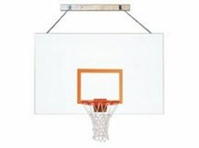First Team SuperMount80 Magnum Steel Wall Mounted Basketball System44; Purple