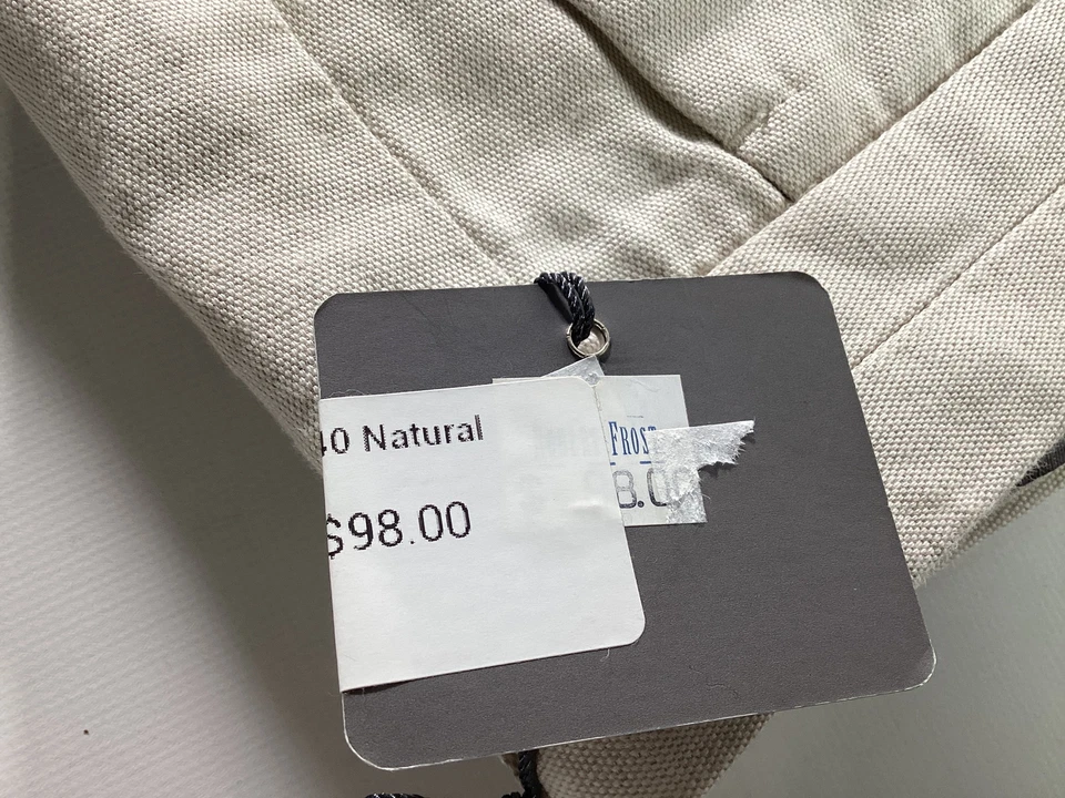 Pantalones Hombre Martin Gordon Beige Lino 40W NUEVO Foto 4 de 4