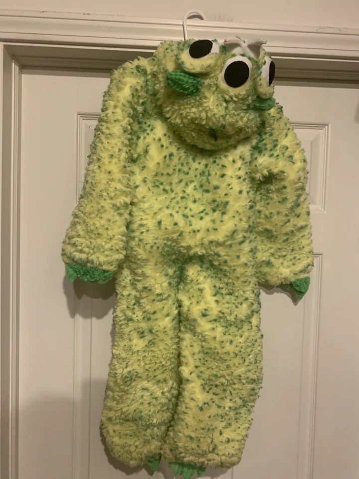 Disfraz de Peluche Princesa Paraíso Tres Ojos Monstruo Verde Niño Talla 4 XS 1 Pieza Foto 2 de 4