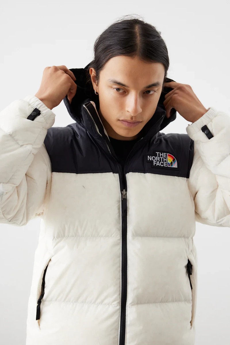 The North Face 1996 Retro Nuptse Pride jacket in white All The North Face 1996 Retro Nuptse Pride jacket in white All