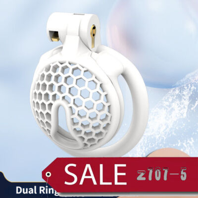 Sissy Honeycomb Chastity Locks Super Small Breathable CB Locks Chastity Device