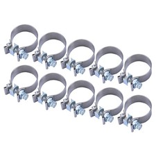 10PCS 2.5 2-1/2 Narrow Band Exhaust Muffler L...