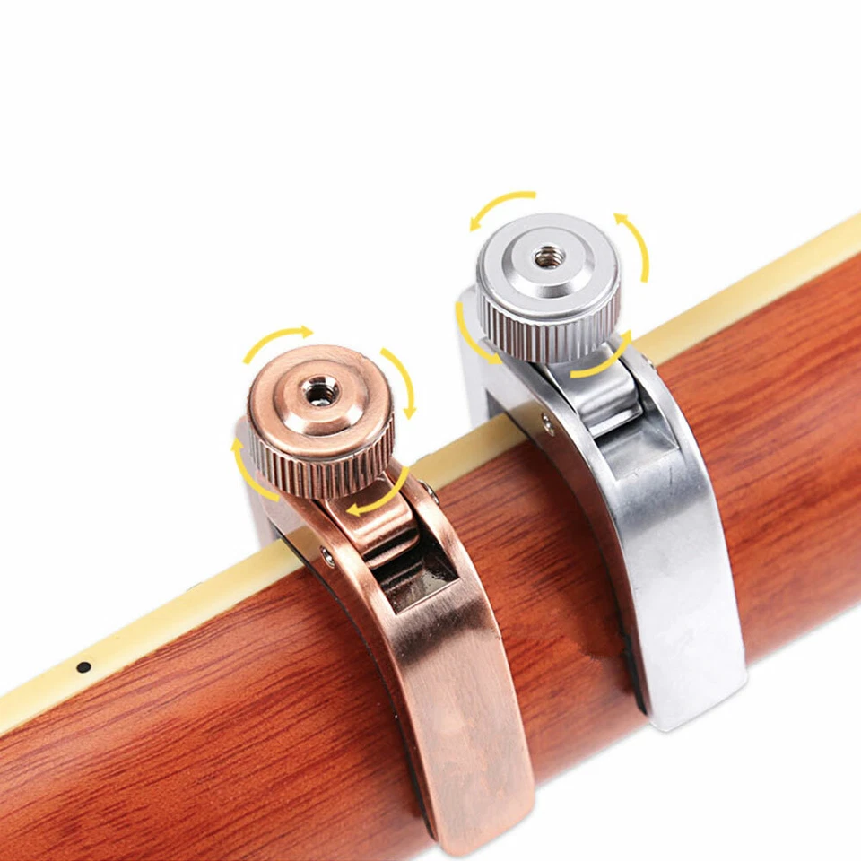 Professional Guitar Capo Acoustic Electric Ukulele Silver Trigger Clamp - Image 3 of 4