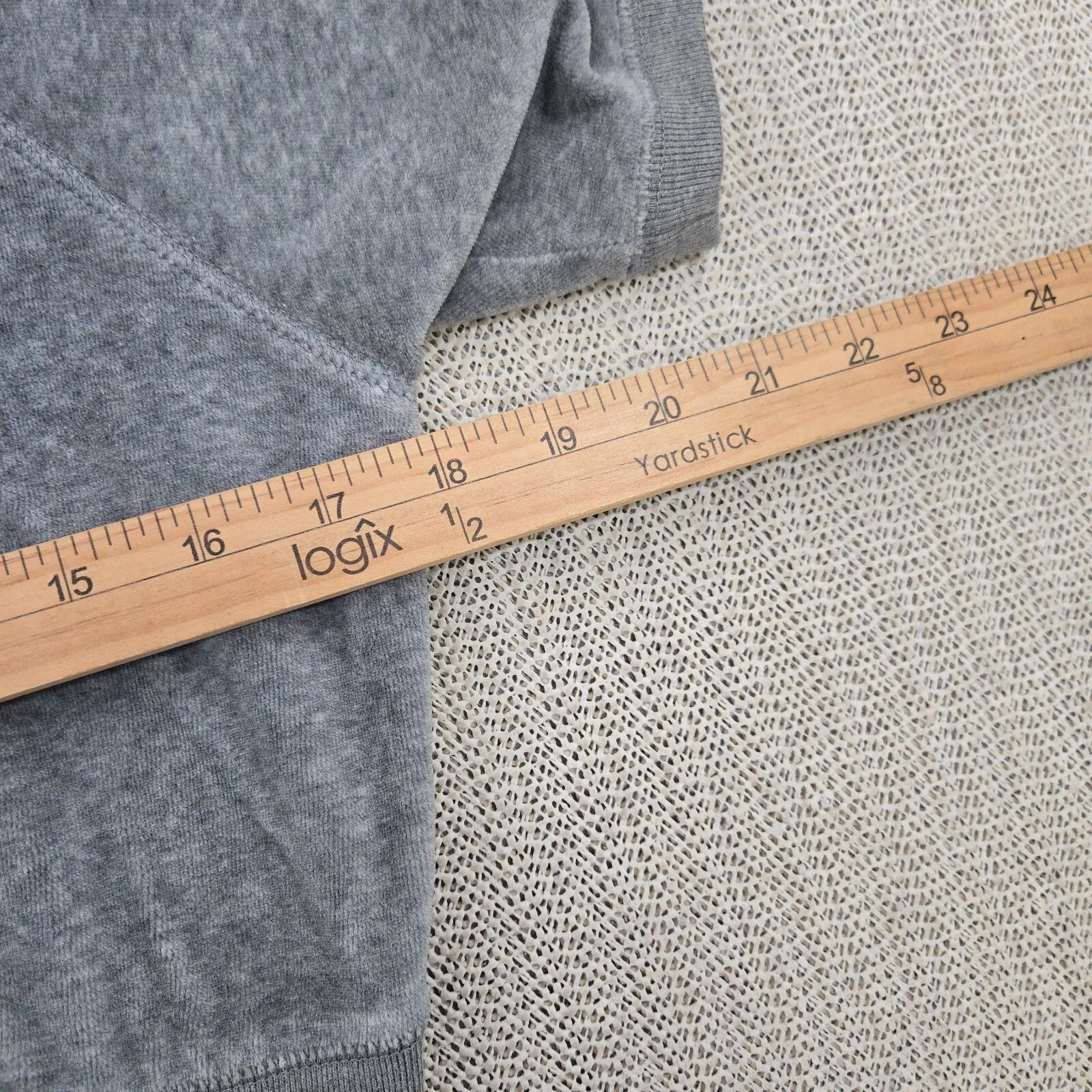 UNDERCOVER Victorias Secret Felpa Rosa con Cappuccio Donna Grande Grigio Cane Oversize Full Zip Cropped