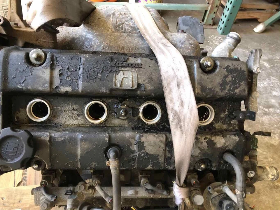 Honda Prelude 1992-1996 cupé 2,3 L conjunto de motor de 4 cilindros 222 k millas Foto 3 de 4