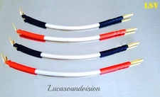 QED REFERENCE XT-400 SPEAKER JUMPER CABLES x 4 (2 Pairs).