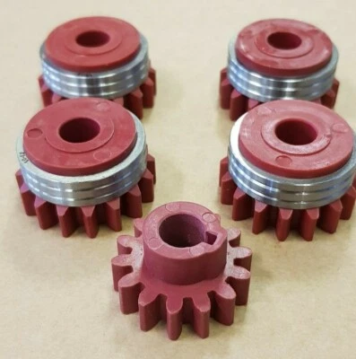 TECARC KEMPPI / BOC / NEXUS MIG WELDER WIRE FEED ROLLERS (SET OF 4 ROLLERS AND GEAR)