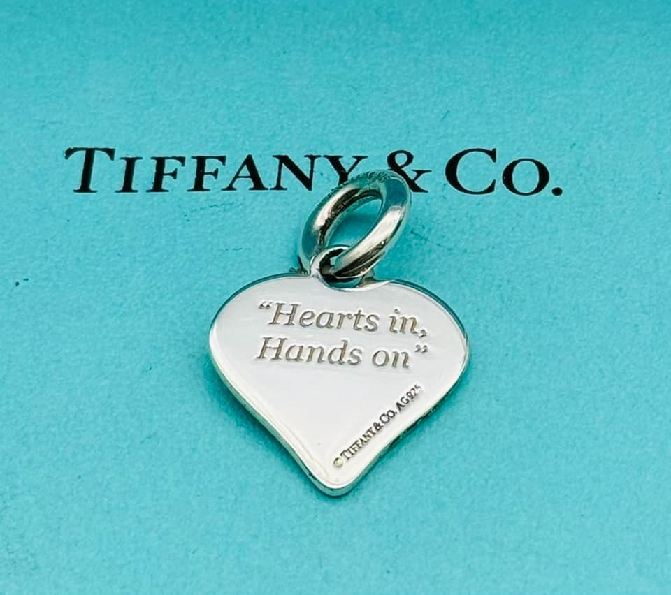 Tiffany & Co Rare Retired Red Enamel Red Cross Circle Philanthropy