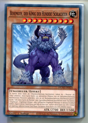 Yu-Gi-Oh! Behemoth der König der Hundert Schlachten Common DUNE-DE024