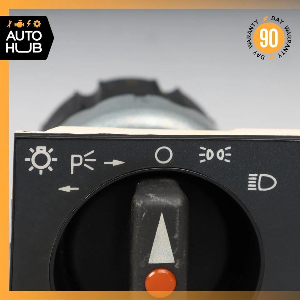 86-91 Mercedes W126 420SEL 560SEL Interruptor de control de faros Borde Fabricante de equipo original Foto 4 de 4