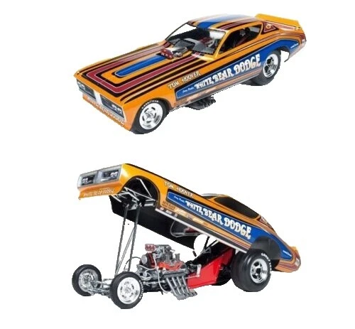 Deporte diecast escala 1:18 NHRA blanca y los coches de turismo
