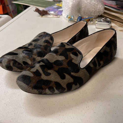 cole haan leopard flats