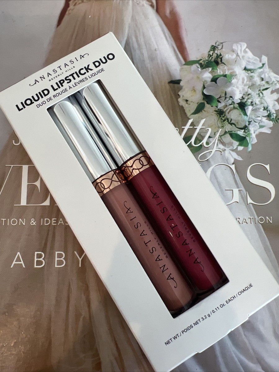 Anastasia Beverly Hills サテンリップスティック2本 NEW Anastasia Beverly Hills Liquid Lipstick Duo in Kathryn