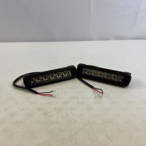 AutoFeel Black Corded Electric 7000LM Osram Chip LED Fog Light Bar 8 Inch 2PCS - Afbeelding 1 van 5