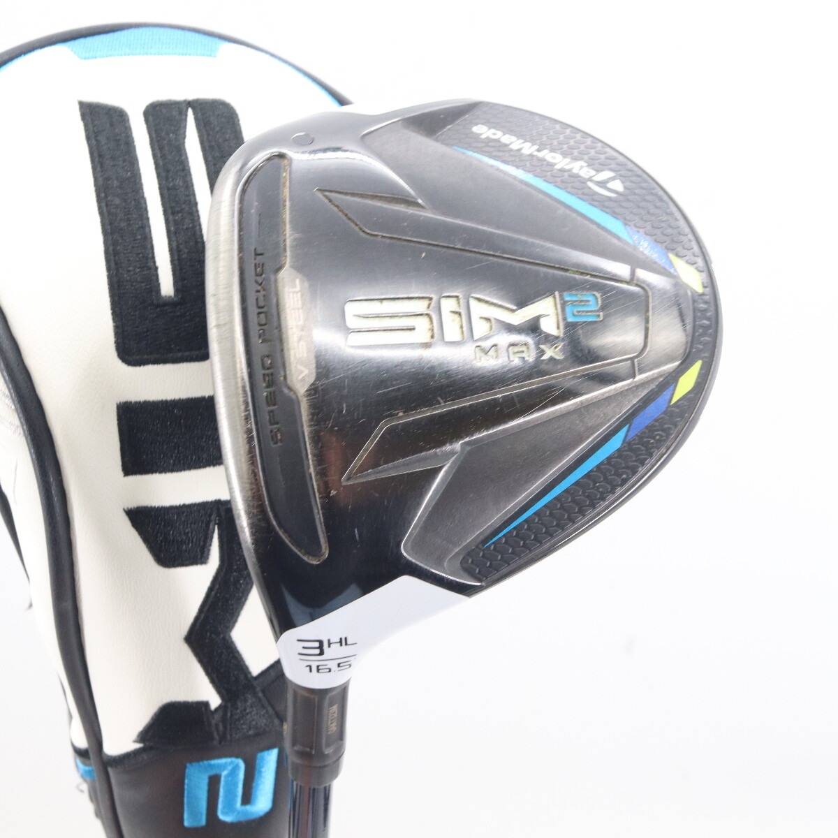 TaylorMade SIM2 Max 3HL Wood 16.5 Deg Graphite Regular LH 