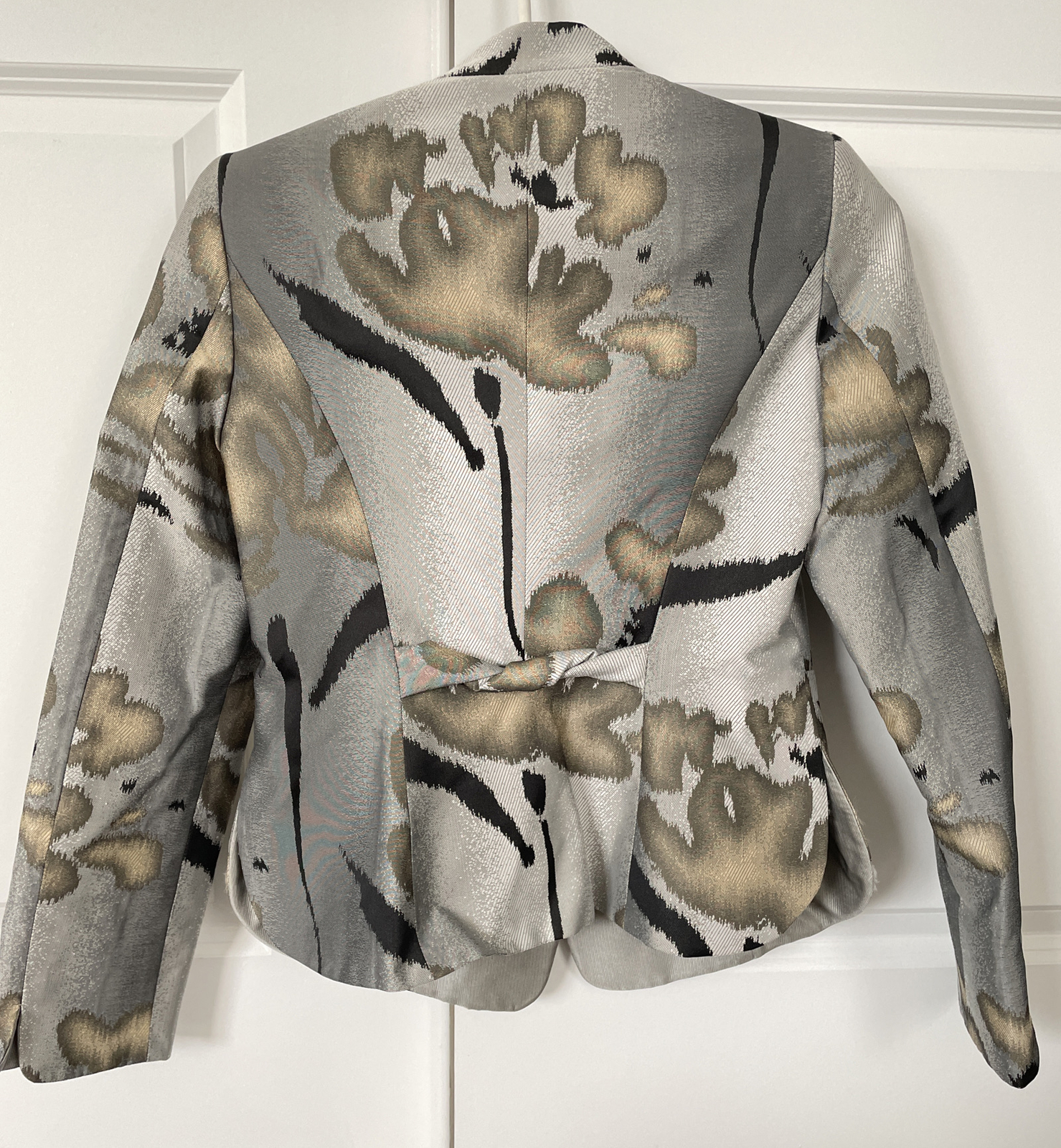 Women’s Giorgio Armani RARE Silk Organza Blazer Sz 36 TG 38 image 7