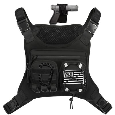Bolsa Táctica Militar Paquete Chaleco De Pecho Bolso Mochila Pechera Para  Hombre