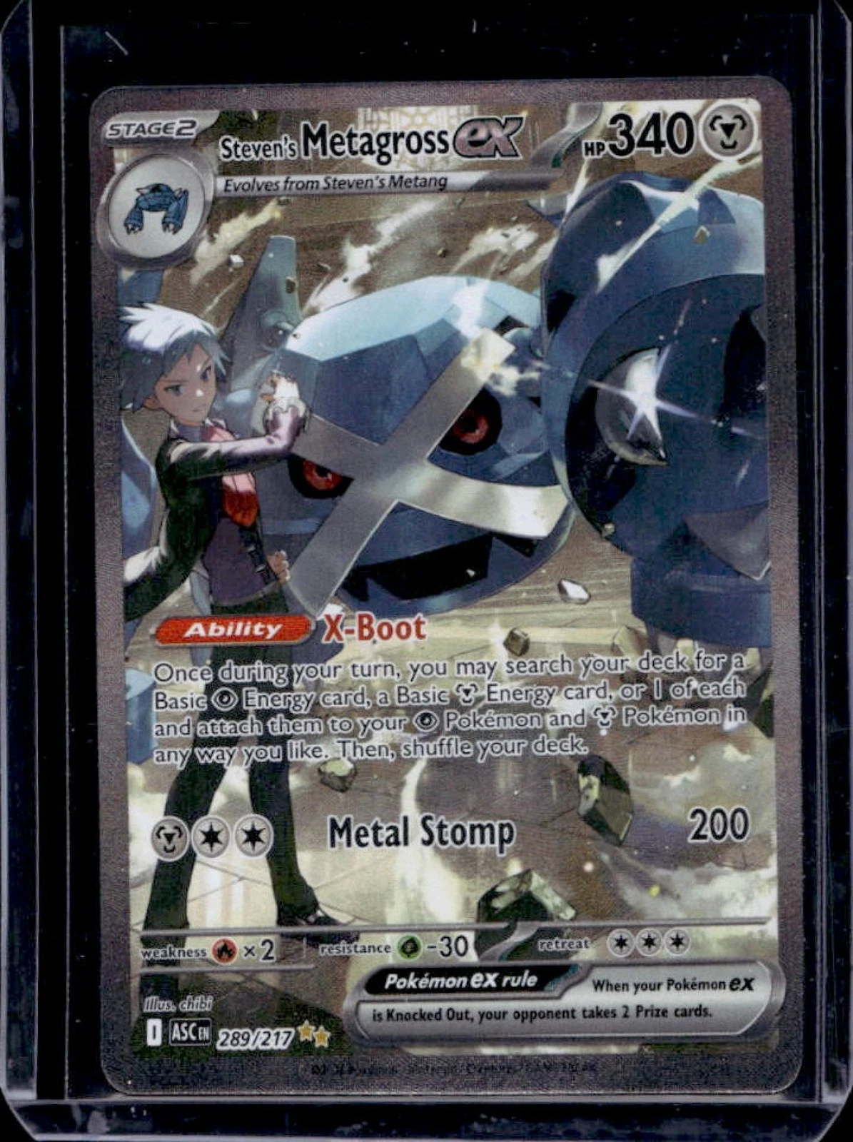 2026 Pokemon Steven's Metagross ex Special Illustration Rare #289/217