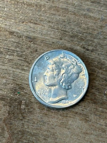 1942 Mercury Dime BU