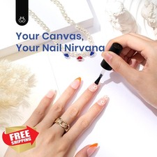 Beetles Gel Nail Kit Almond Shape 504pc Extension Tips UV LED Light