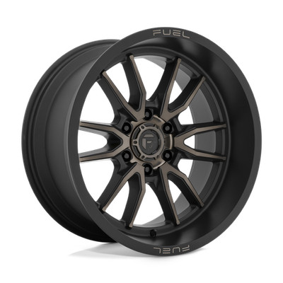 17x9 Fuel D762 CLASH Black Double Dark Tint Wheels 6x135 (1mm) Set of 4