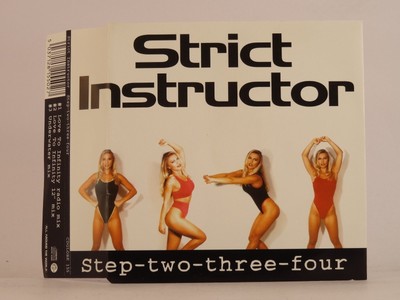 STRICT INSTRUCTOR STEP-TWO-THREE-FOUR (X14) 3 Track CD Single plus Picture Sleev