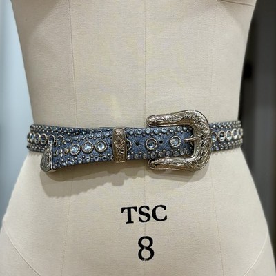 Vintage 90s Kippys Western Bedazzled Crystal Rhinestone Belt  display picture 1
