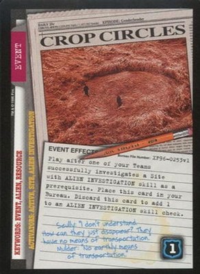 Crop Circles - Premiere - X-Files CCG