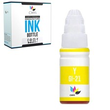 1-Pack CMYi Compatible Canon GI-21 Yellow Ink Bottle for Canon PIXMA G4270 G4280
