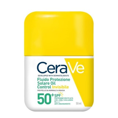 CeraVe Fluid Sonnenschutz unsichtbar Oil Control LSF50+, für Leder von N...