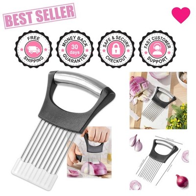 Multi-Vegetable Stainless Steel Slicer - Includes Protective Cover, Easy Clean
