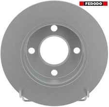 2x Bremsscheibe FERODO DDF128C 2 Bremsscheiben Hinterachse Hinten für Audi