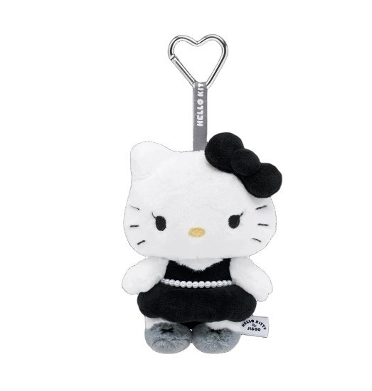 Hello Kitty x Jisoo Plush Keychain Black- (Opened Case)