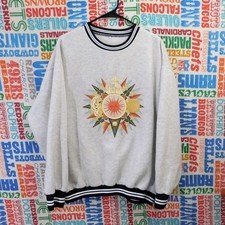 Disney Crewneck Sweatshirt Size L Castle Indian Sun Graphic