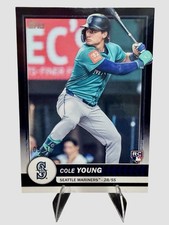 ‘26 TOPPS CHROME 05 /10 (COSTCO EX.) COLE YOUNG REFRACTOR BLACK #35 MARINERS