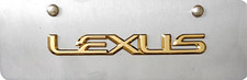 Lexus 3d Logo Mini Plate Lexus 3d Logo Mini Plate