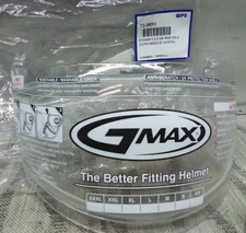 GMAX Dual Lens Clear Helmet Replacement Shield MD-04 & GM-44  P/N 72-0891