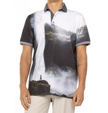 Greyson Golf Polo Shirt Men's L Rocks Edge Classic Stretch wicking Versatile