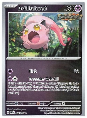 Scream Tail 042/131 Uncommon Prismatic Evolutions Pokemon Near Mint