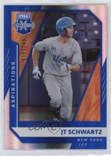 2021 Panini Elite Extra Edition Aspirations Blue 30/249 JT Schwartz #111 0nr3