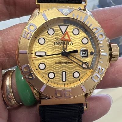 Invicta🔥Ocean Predator Men's Watch 🫵44mm, with Black Straps