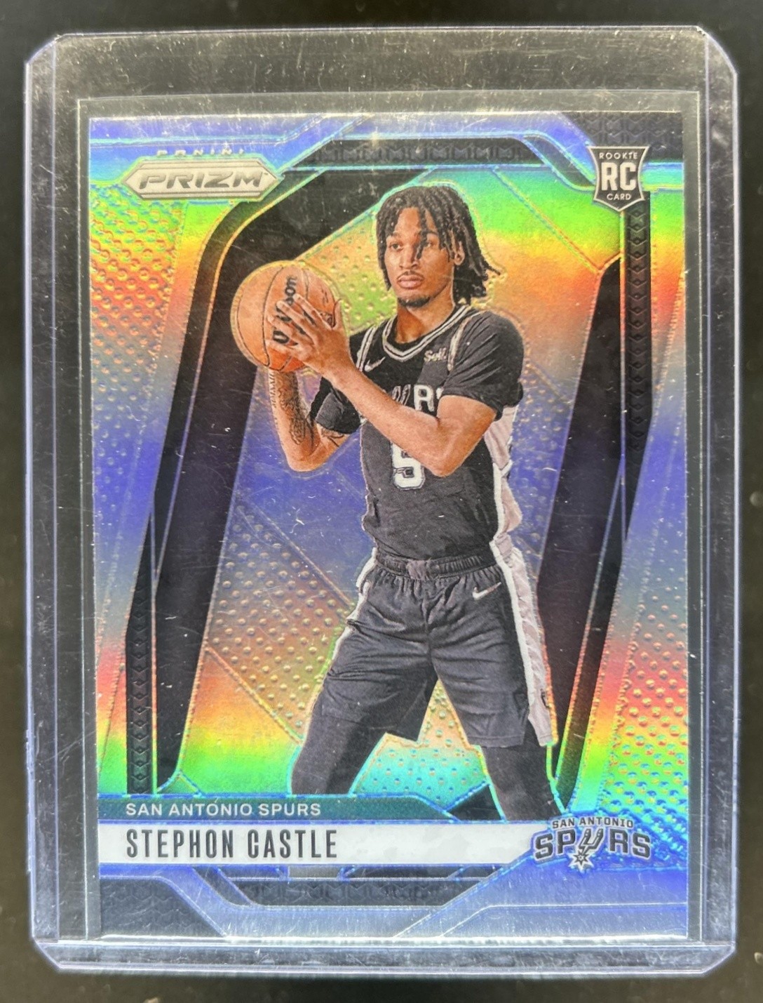 2024-25 Panini Prizm Stephon Castle RC Silver Rookie #234 Spurs