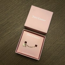 Juicy Couture Gold Plated Juicy Heart Charm Bracelet