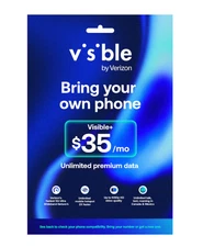 Visible+ PRO by Verizon $35 SIM Card w/First Month Included (nano + esim)