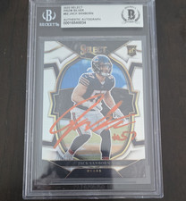 Panini Select 2022 Jack Sanborn Prizm Silver Rookie Autograph Bears Beckett #62